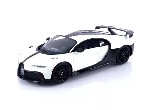 МАКСИМАЛЬНАЯ СКОРОСТЬ Bugatti Chiron Pursport Белый Готовый продукт 1/18