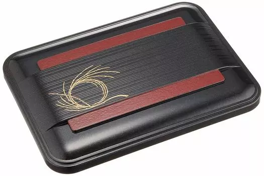 Makunouchi Bento 8 inch long side dish bento willow knot inner red x x ABS resin Dishwasher safe Japanese Commercial use T-183 (Small) [23.1 17.2