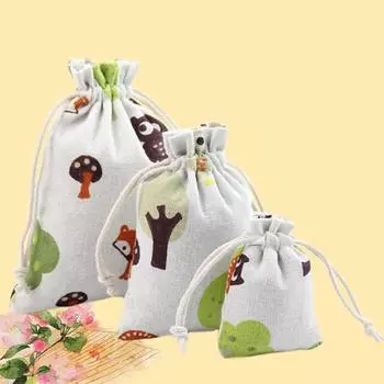 Мальчики Девочки 1шт Подарочные пакеты Сумки Sotrage Рождественские Свадебные сувениры Горячая Распродажа Высококачественные Ювелирные сумки Мешковина Шнурок Мешочек Цветочные Полезные Товары Для Дома 7*9cm
