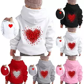 Мальчики Девочки Детская мода Повседневные универсальные повседневные толстовки с круглым вырезом Длинные рукава Лоскутные топы толстовки 110 чёрный