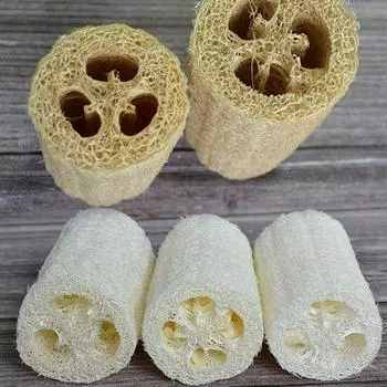 Мальчики Девочки Натуральный 1шт скребок Pad 2019 Новый Тело Душевая Губка Горячая Распродажа Товары Для Дома Аксессуары Для Ванной Популярная Люфа Высокое Качество Ванна 12.5cm белый