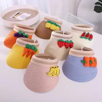 Мальчики и девочки Вязание Мультфильм Фрукты Шпилька Утиный язык Пустой цилиндр