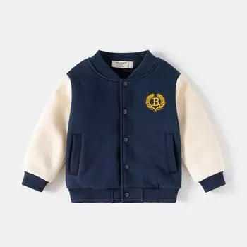 Мальчиковая бейсбольная куртка вязаный кардиган весна и осень новая осень детская одежда детская осенняя одежда 90cm