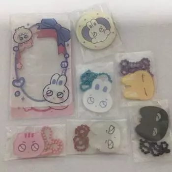 Malangflve Play Vigong Good Key Ring Clear Foca Badge