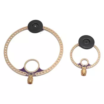 Малая рамочная антенна 400M до 490MHz 80M до 150MHz VHF UHF FM рамочная антенна для HFDY Malahiteam DSP