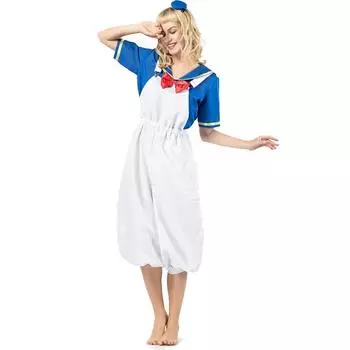 Male and female couples Donald Duck combination costumes, Halloween costumes, parent-child costumes, cosplay S