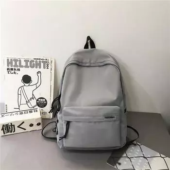 Male College Students Sports Backpack and Middle School Students Computer Backpack Green frog pendant