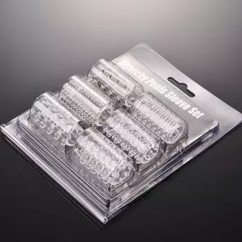 Мужское кольцо на пенис Набор для пениса Кристальный набор «Волчий зуб» Задержка Подковообразное кольцо Утолщение курицы Увеличение Удовольствия Секс-продукт