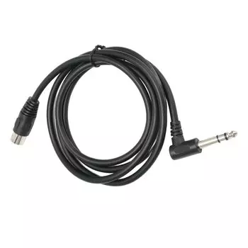 Male to MIDI Din 5 Pin Male 90 Degree to MIDI Din 5 Pin Звуковой соединительный кабель справа Совместим с MIDI Для микшеров Кабель 6,35 мм, Кабель 6,35 мм,