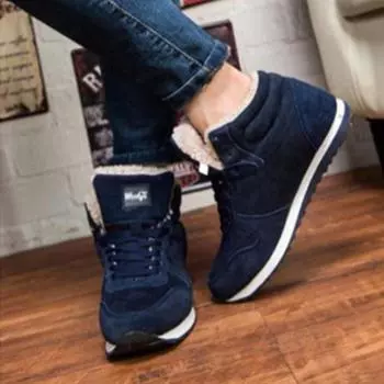 Male Winter Shoes Warm Cold Proof High Top Lace Up Waterproof Fur Quality Men s Snow Boots Outdoor Hiking Cotton Shoe Work Sale 36