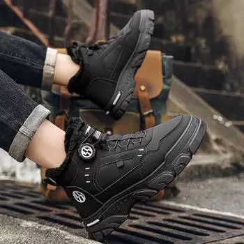 Male Winter Shoes Warm Cold Proof Men s Snow Boots High Top Platform Quality Fashion New in Comfortable Luxury Casual Fur Brands 39