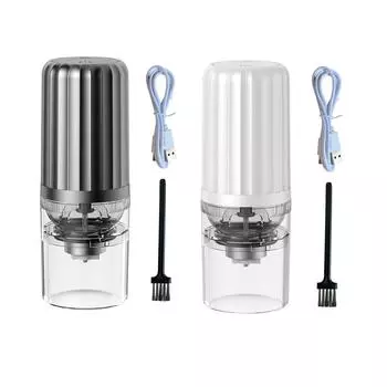 Маленькая электрическая кофемолка USB-кофемолка USB-перезаряжаемая кофемолка для серый