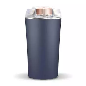 Маленькая электрическая шлифовальная машина, зерношлифовальная машина, кофемолка из нержавеющей стали, гайки, фасоль, зерновая мельница, травы для кухни синий