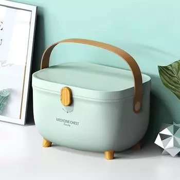 Маленькая аптечка, Домашняя аптечка для профилактики эпидемий, Двухслойная пластиковая коробка для хранения лекарств, Печатная коробка для хранения домашних лекарств