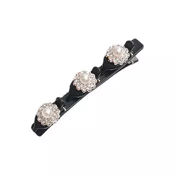 Маленькая ароматная заколка для волос, женская челка, заколка для утки на бок, сетчатая красная ломкая отделка волос, артефакт, аксессуары для волос в винтажном стиле One Size