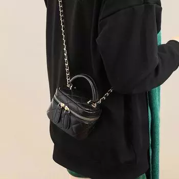 Маленькая ароматная женская сумка через плечо с надписью Bill, модная мини-сумка через плечо в ромбовидную клетку