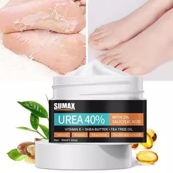 Маленькая баночка крема для ног с мочевиной 30 мл