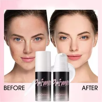 Маленькая черная бутылочка. Праймер под макияж с контролем жирности. Нежный блеск. Увлажняет кожу, не жирнит и не забивает поры. Праймер под макияж.