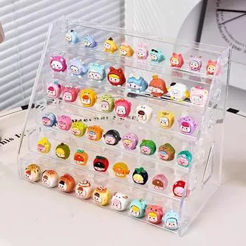 Маленькая декоративная витрина для фруктов и овощей, непослушная сумка, мини-слепая коробка, стеллаж для хранения, прозрачная витрина