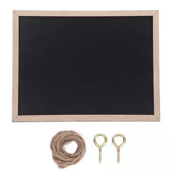 Маленькая доска для мела, подвесная деревянная доска для меню, вывеска, сообщение, доска для мела для ночной ярмарки 30x40 см