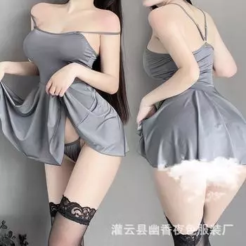 Маленькая грудь купальник сексуальное белье флирт горячая кровать дразнящая подтяжки ночная рубашка страсть пижама average size