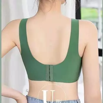 Маленькая грудь собирается и регулируется, сексуально без стальных ободов, молодые женщины, тонкий верх и толстый низ жилет, бюстгальтер, немагнитное нижнее белье, женщины 34 yards/75B чёрный