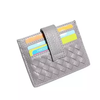 Маленькая и изысканная сумка для нескольких карточек, женский модный ручной работы, простой ультратонкий кошелек для монет One Size