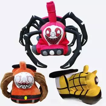 Маленькая игрушечная плюшевая игрушка-кукла «Паровозик» pictured