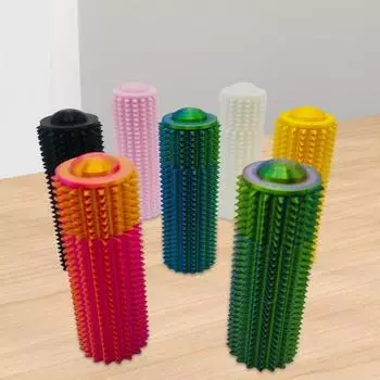 Маленькая игрушка для захвата, яркий цвет, портативный, сжимающий ролик, помощь в снятии стресса, ручной пресс розовый