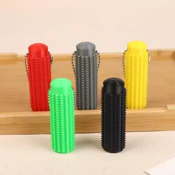 Маленькая карманная мини-игрушка Ouchies Spiky Grippie Stim брелок для ключей Ventilation Key Подвеска для снятия тревоги Позитивная новинка серый