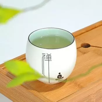 Маленькая керамическая чашка для домашнего хозяйства, чайный сервиз «Кунг-фу», отдельные чашки для благодарности, матовая белая фарфоровая чаша «Дзен», цветная глазурь, Китай 100ml
