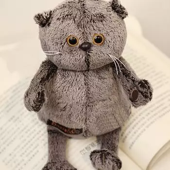 Маленькая кошка, милое животное, плюшевая игрушка, кукла, плюшевая кукла One Size