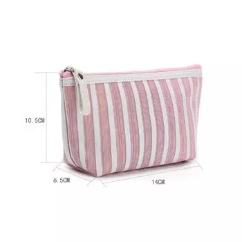 Маленькая косметичка, помада, сумка на молнии, дорожная косметичка, органайзер для аксессуаров, симпатичная сумка для хранения кистей для макияжа серый