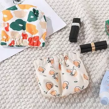 Маленькая косметичка, сумка-кошелек, мини-сумка для женщин, дорожный кошелек для монет, самозакрывающийся небольшой дорожный набор для губной помады as the picture