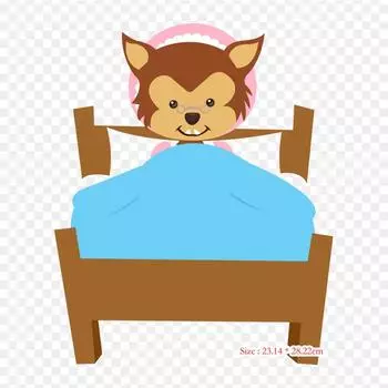 Маленькая красная шапочка, большая плохая красная шапочка, железные нашивки для одежды, аппликации, наклейки на одежду, термочувствительная нашивка на заказ