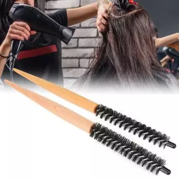 Маленькая круглая щетка для волос, парикмахерская расческа, щипцы для завивки волос, расческа для макияжа, дразнящая щетка 16#