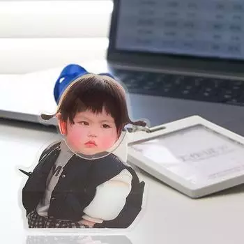 Маленькая кукла-болванчик для приборной панели автомобиля, пухлая детская кукла-болванчик для электромобиля, милая качающаяся голова, смайлик, фигурка, украшение стола