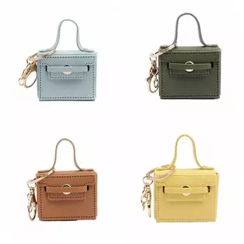 Маленькая квадратная сумка-брелок Kawaii Подвеска Новая вешалка для рюкзака чёрный