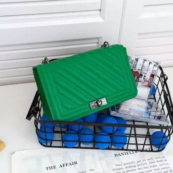 Маленькая квадратная сумка Chain Trend, повседневная простая сумка через плечо, осень 2024, новая сумка, женская модная сумка-мессенджер в иностранном стиле чёрный