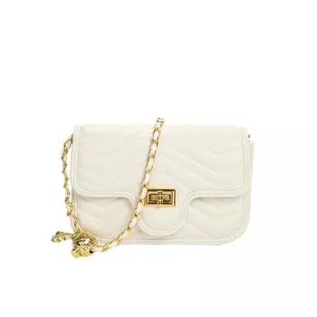 Маленькая квадратная сумка через плечо из натуральной кожи с золотым шариком и ромбовидной сеткой для женщин весной и летом, маленькая квадратная сумка через плечо на одно плечо, новая модная тенденция