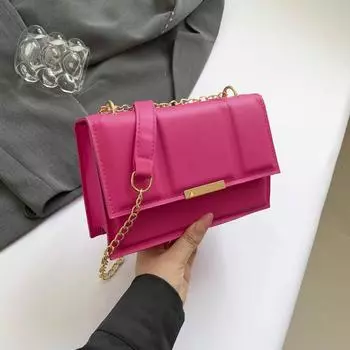 Маленькая квадратная сумка Commuter ретро цепочка сумка через плечо корейская версия сумка-мессенджер 2024 осень и зима новая сумка женская сумка чёрный