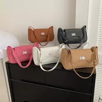 Маленькая квадратная сумка Niche Design, зимняя новая сумка, женская модная персонализированная сумка на плечо, повседневная сумка для поездок на работу и подмышек