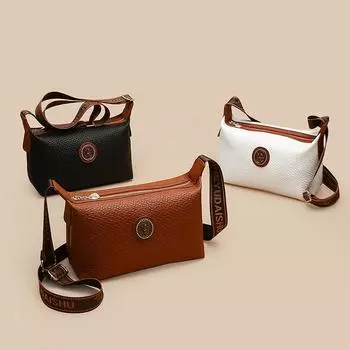 Маленькая квадратная сумка, женская сумка через плечо, сумка-подушка чёрный