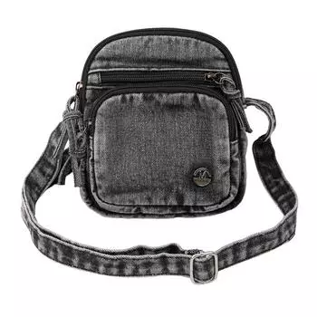 Маленькая квадратная сумка женская сумка для мобильного телефона джинсовая сумка через плечо сумка для поездок на работу кроссбоди чёрный