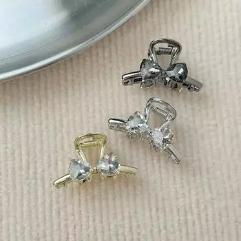 Маленькая металлическая заколка для волос со стразами для женщин и девочек, милая симпатичная заколка для волос с челкой, сломанная заколка для волос, заколка для волос на голову принцессы, головной убор