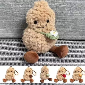Маленькая милая кукла-ключ, плюшевая игрушка-подушка, имитация куклы-картофеля, детский подарок One Size