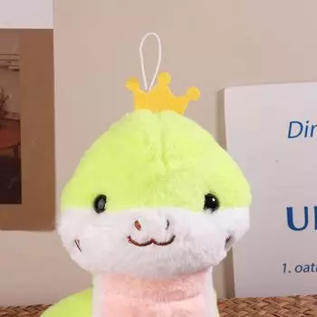Маленькая милая плюшевая игрушка змея удобная кукла змея тряпичная плюшевая игрушка подарок на Рождество кукла