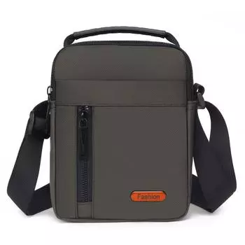 Маленькая мужская сумка, легкая многослойная сумка через плечо, сумка для мобильного телефона, сумка через плечо серый