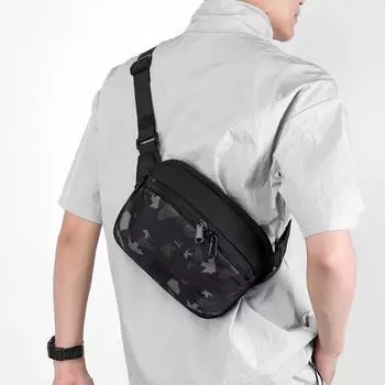 Маленькая нагрудная сумка, мужская и женская сумка через плечо, спортивная поясная сумка синий