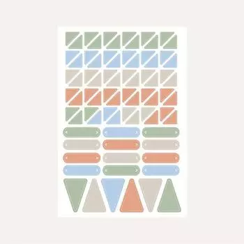 Маленькая наклейка с выделенной фразой, популярная фраза в Корее. highlight stickers